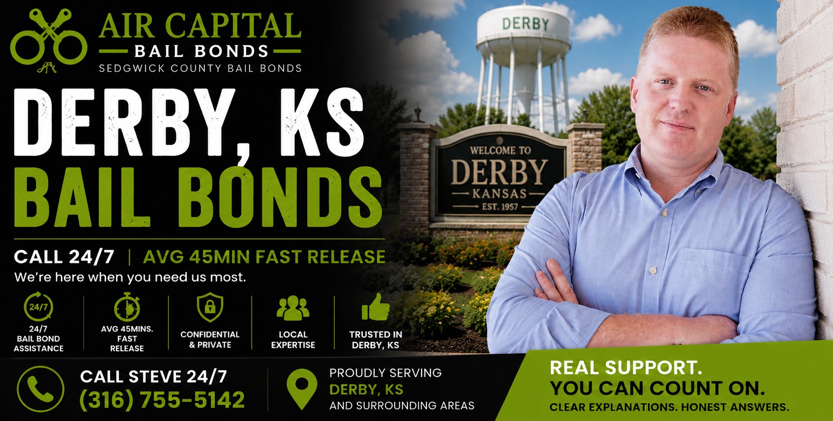 derby ks bail steve conway